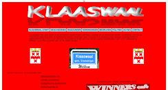 Desktop Screenshot of klaaswaal.info